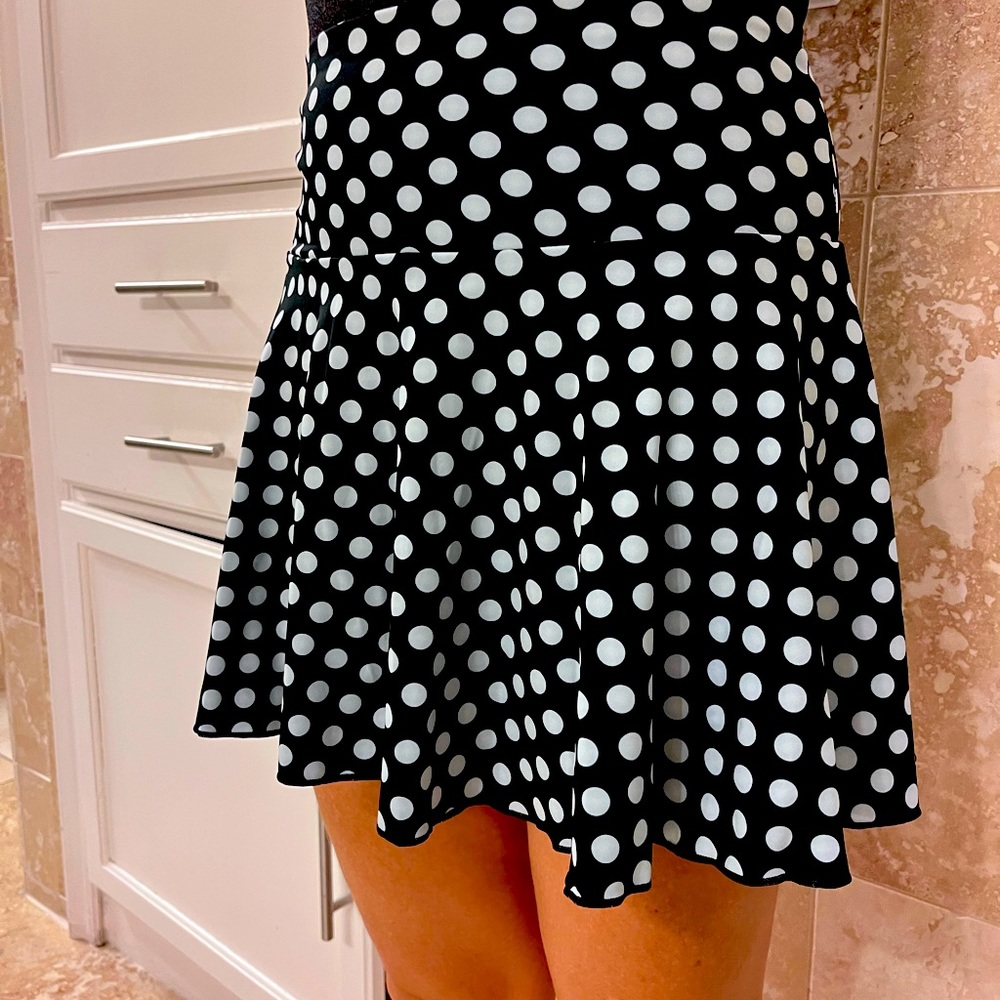 New with tag pickleball /tennis skirt. XS. polkadot.